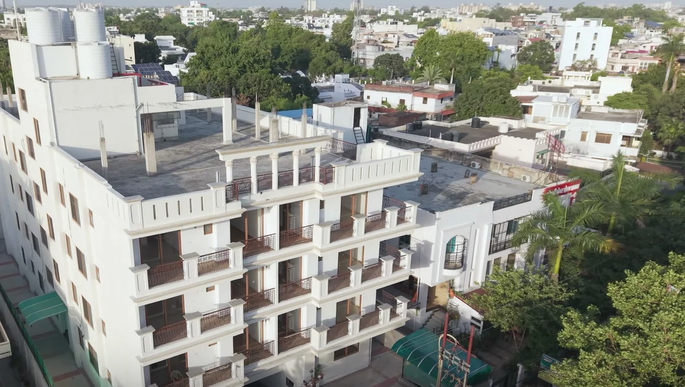 Yashdeep Apartments from the air above Mahanagar